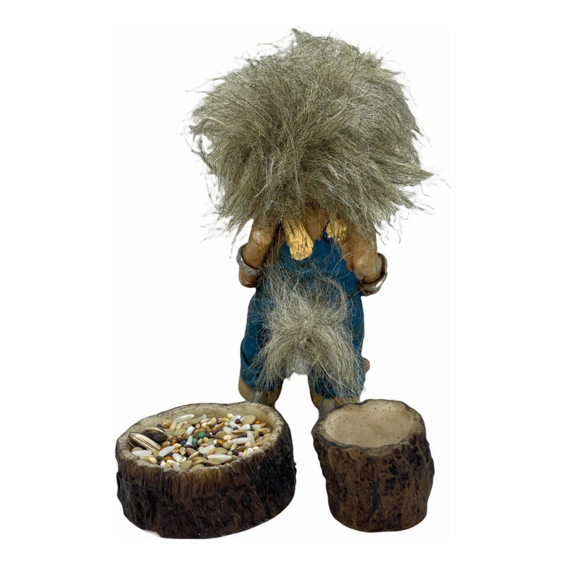Troll Triunfo + Comedero 12 Cm Figura De Resina