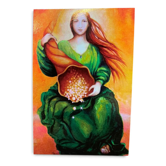 Estampas Coleccionables Esoterismo 5 Piezas Iguales Por Pac Abundancia Religioso