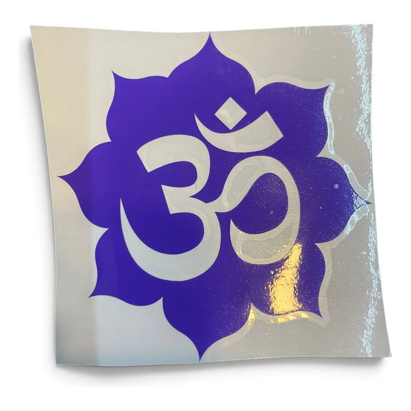 Estampa Om Morado Flor Recorte by HEREJE