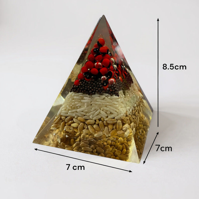 Piramides De Resina Pulida Varios Modelos 8.5x7x7 Cm