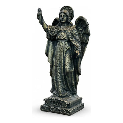 Arcángel Estatua De Resina De 12.5 Cm De Altura Oro Viejo Uriel by HEREJE