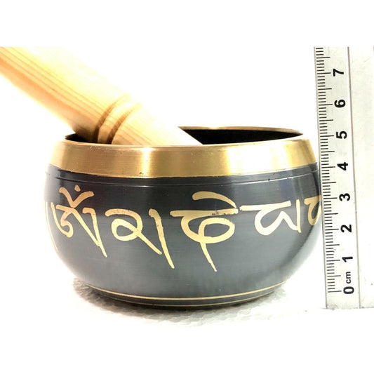 Cuenco Tibetano 95mm Diámetro 7 Metales Importado Limpieza by HEREJE
