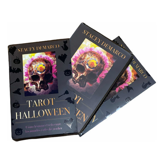 Tarot Halloween +libro Oraculo Original Español 12.5cm