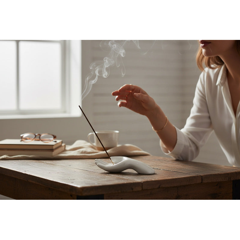 Porta Incienso Ceramico 18x13cm