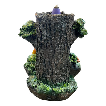 Porta Inciensos En Forma De Arbol Artesanales Cascada Humo Gnomos Gnomos by HEREJE