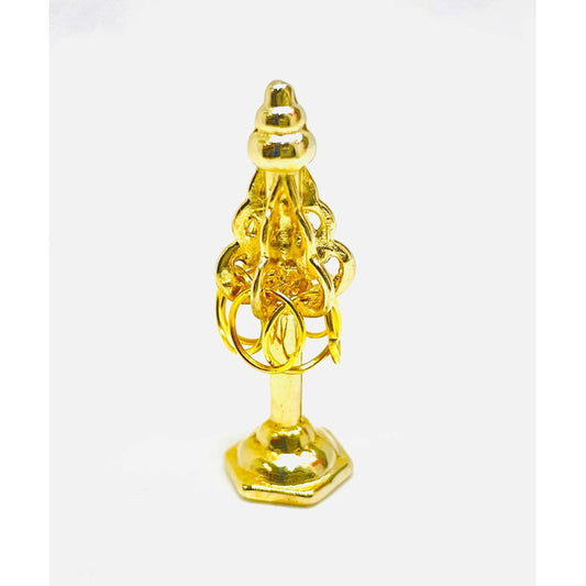 Estandarte De La Victoria Amuleto Feng Shui Baño De Oro 4cm