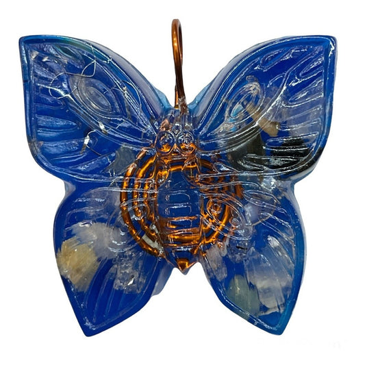 Orgonita Colgante Mariposa Dije Amuleto Limpia La Energía