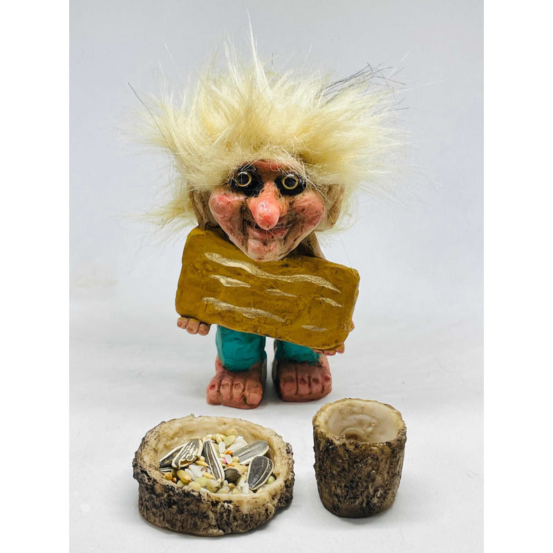 Troll Buenas Nuevas 11 Cm Figura De Resina Nacional.