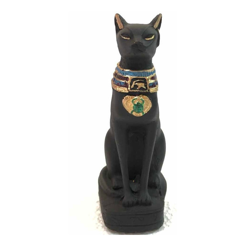 Gato Egipcio Resina Nacional 17.5cm