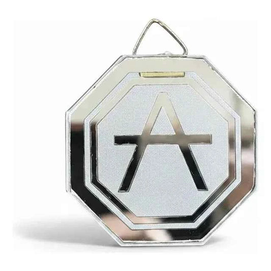 Espejo Octagonal, Grabado Con Símbolos Esotéricos De 5 Cm Altas Cumbres