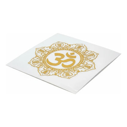 Estampa Om Dorado Flor Serigrafia by HEREJE