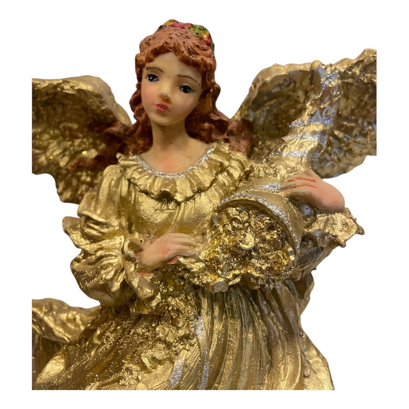 Escultura Ángel De La Abundancia 30 Cm - Lety