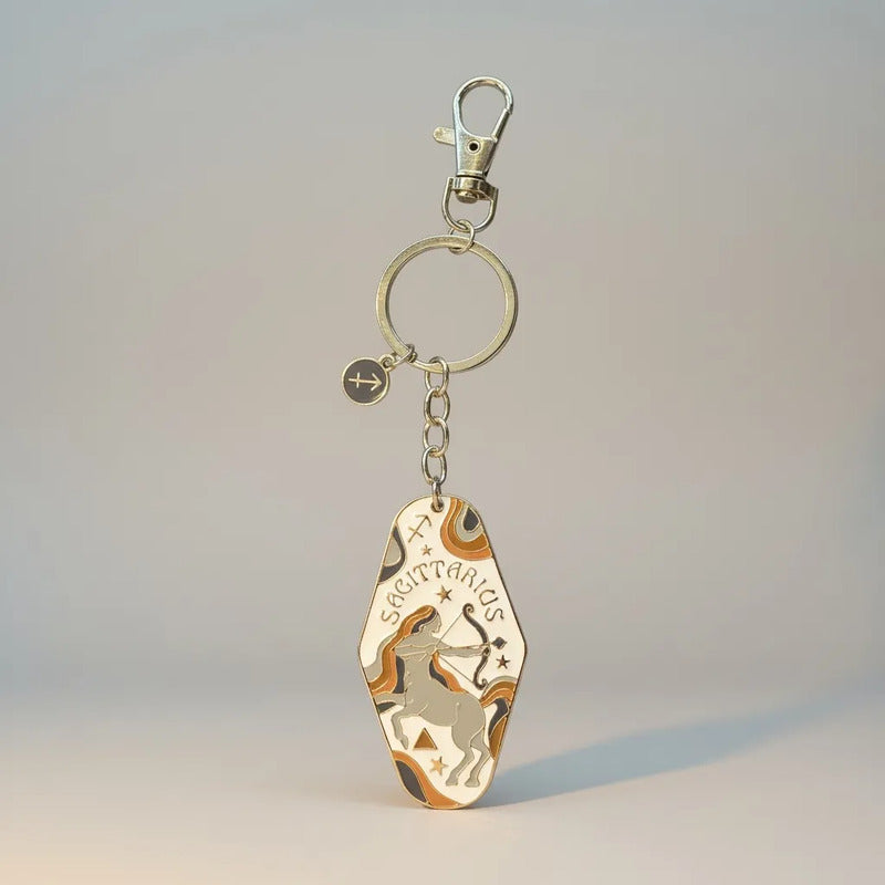 Llavero Zodiacal Hereje Diseño Astrológico Original Sagitario
