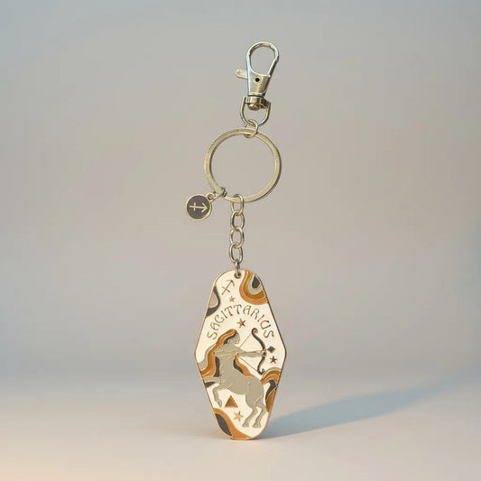 Llavero Zodiacal Hereje Diseño Astrológico Original Sagitario