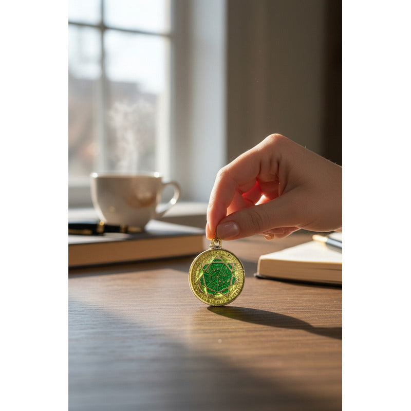 Sello Seite Arcangeles  Metatron Dije Metal Encapsulado 30mm