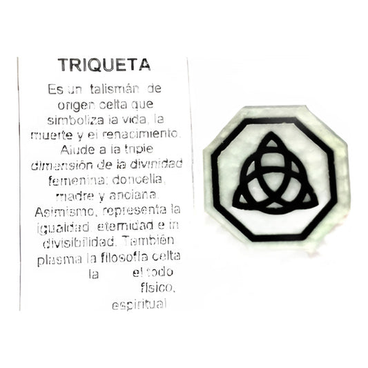 Triqueta Símbolo Ritualizado Y Serénado Amuleto
