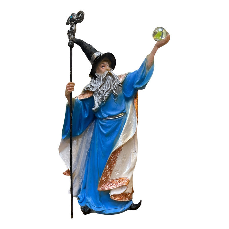 Merlin Ritualizado Figura 19 Cm Alto En Resina by HEREJE