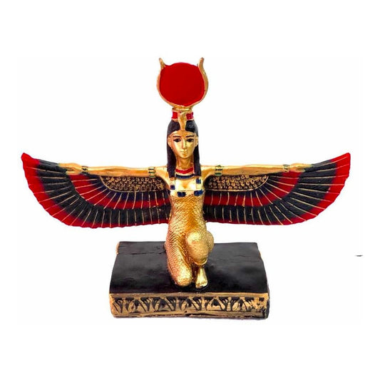 Isis Diosa Ast Egipcio En Resina Nacional 17 Cm