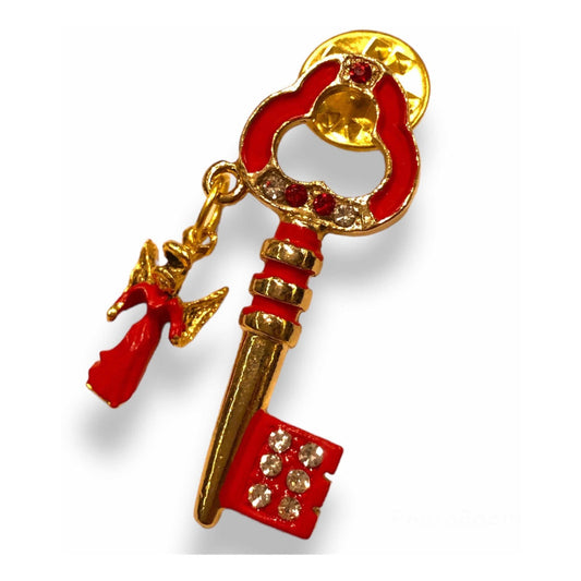 Arcangel uriel Prendedor llave 1.5x1.5x4.2