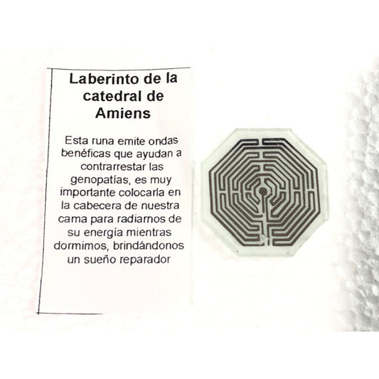 Laberinto Amiens Ritualizado Y Serénado Amuleto