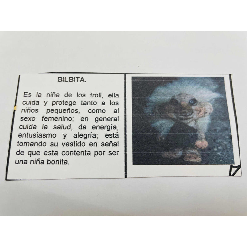 Troll Bilbita En Resina Nacional 9cm