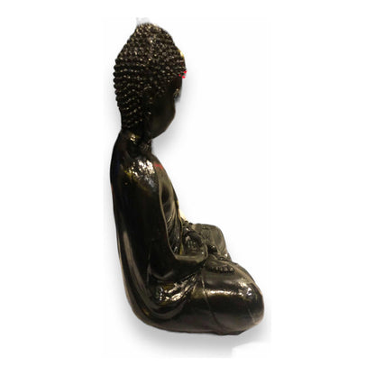 Buda Negro Grande 27 Cm