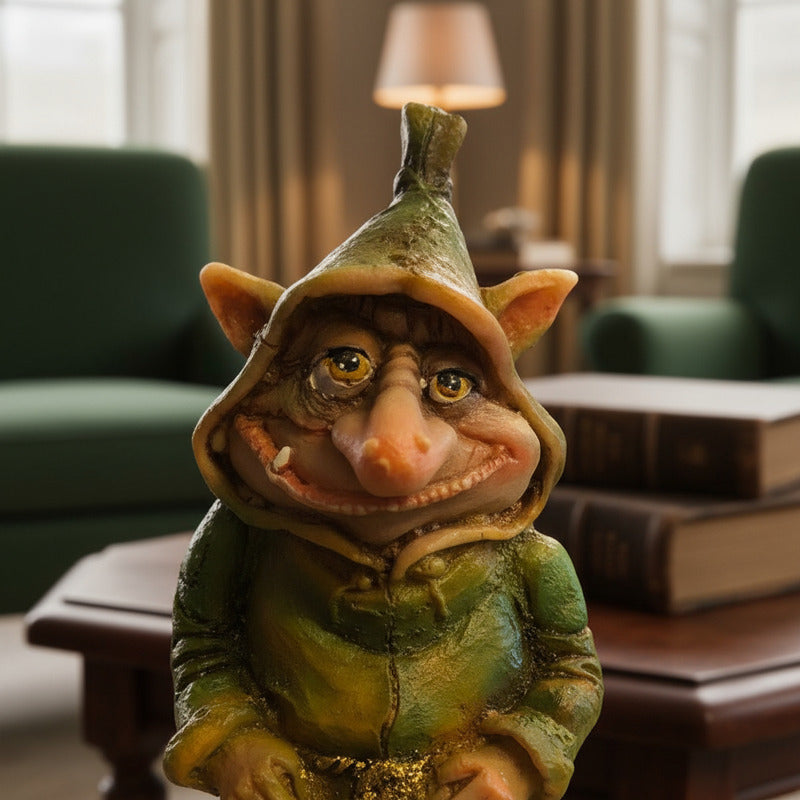 Duende Martillo Figura De Resina