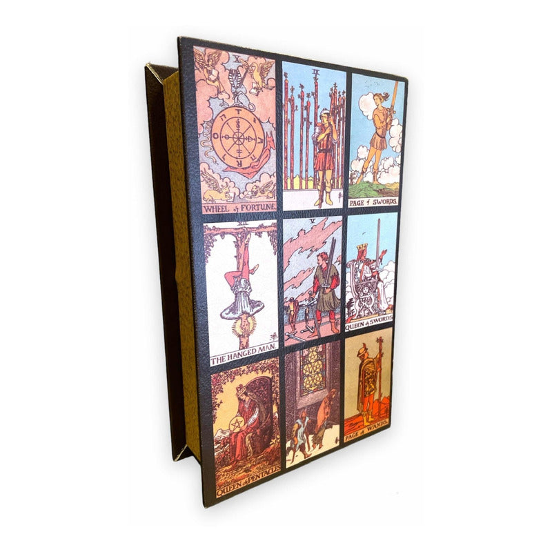 Caja De Seguridad Libro Tarot Forro Vinil