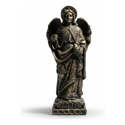 Arcángel Estatua De Resina De 12.5 Cm De Altura Oro Viejo Rafael by HEREJE