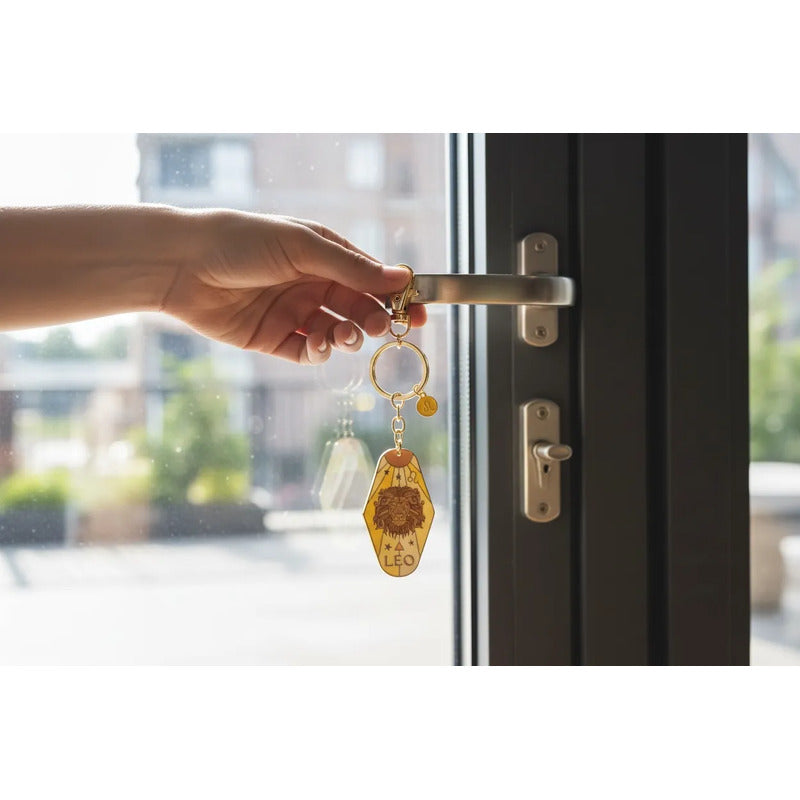 Llavero Zodiacal Hereje Diseño Astrológico Original Leo