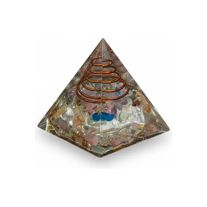 Piramide Orgonita 5 Cm De Altura Transparente by HEREJE