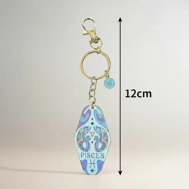 Llavero Zodiacal Hereje Diseño Astrológico Original Pisis