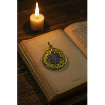 Sello Seite Arcangeles  Metatron Dije Metal Encapsulado 30mm