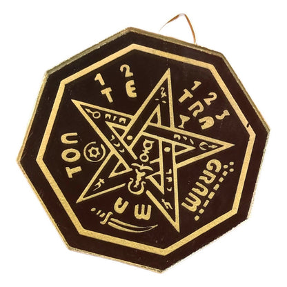 Tetragramaton 9x9 Cm Espejo Grabado