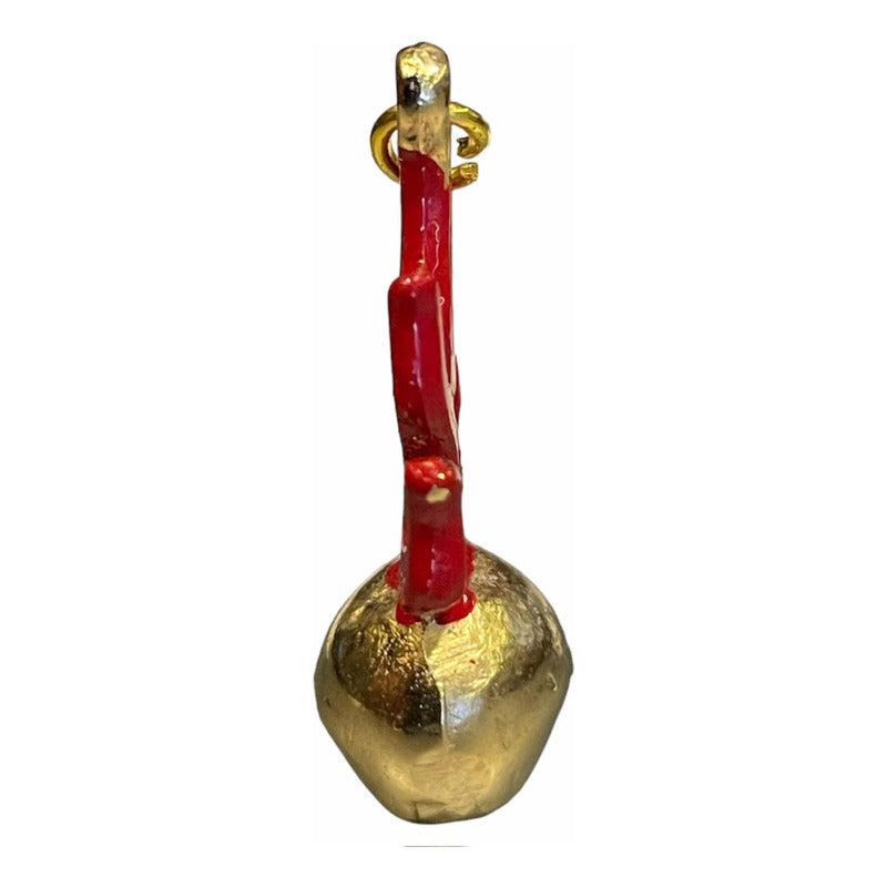 Bola De Fuego Amuleto De Feng Shui Baño De Oro 3 Cm Alto