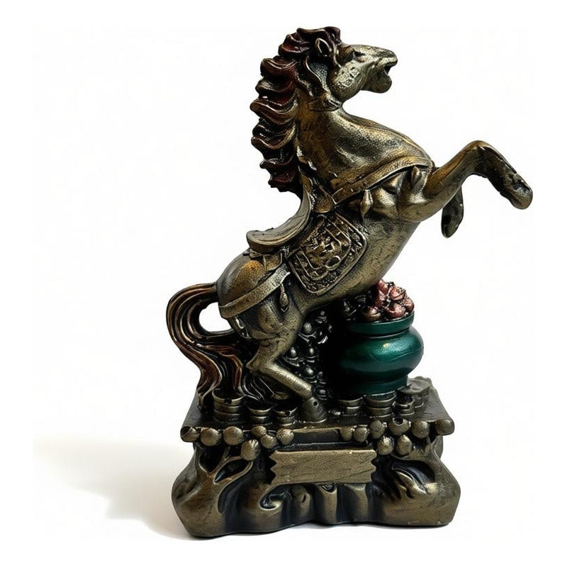 Caballo Figura De Resina Año Chino 8x5cm