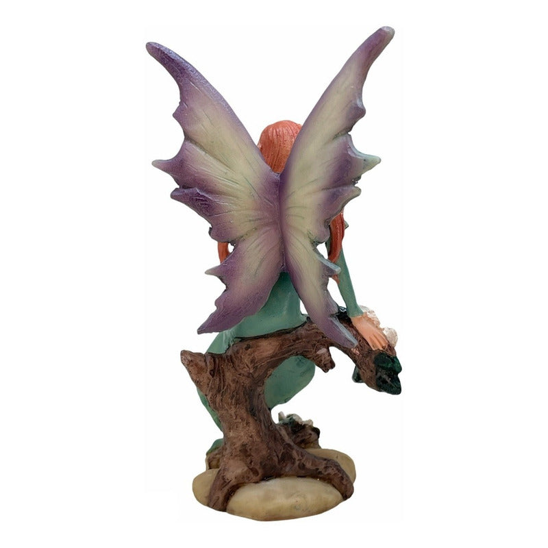 Hada Paloma 13 Cm Resina Mexicana