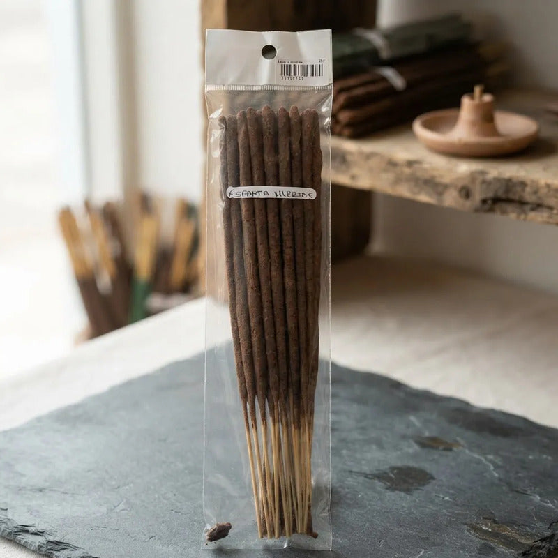 Incienso Artesanal 20 Varitas Gruesas Aroma A Elegir Espanta Muertos by HEREJE