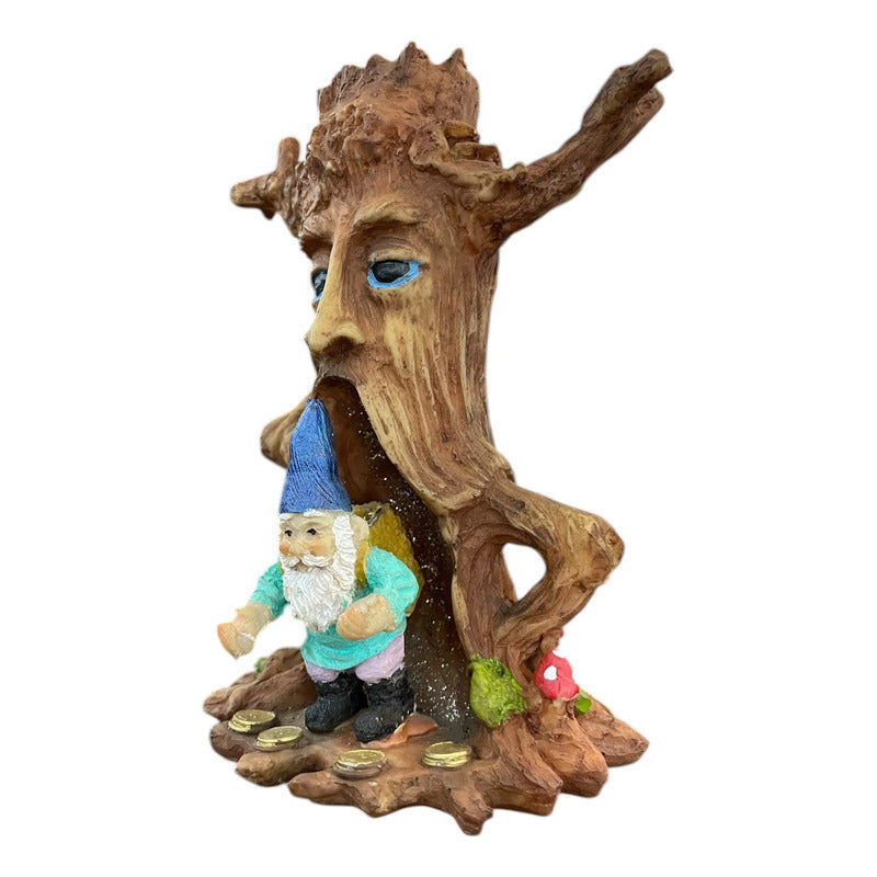 Porta Inciensos En Forma De Arbol Artesanales Arbol Gnomo 18cm Gnomo by HEREJE