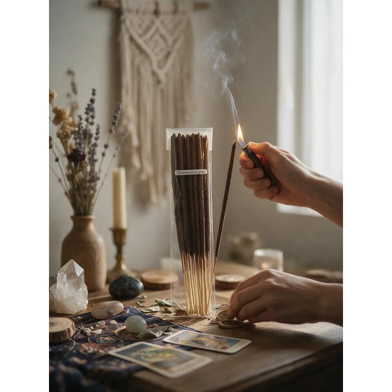 Incienso Artesanal 20 Varitas Gruesas Aroma A Elegir Frankincienso by HEREJE
