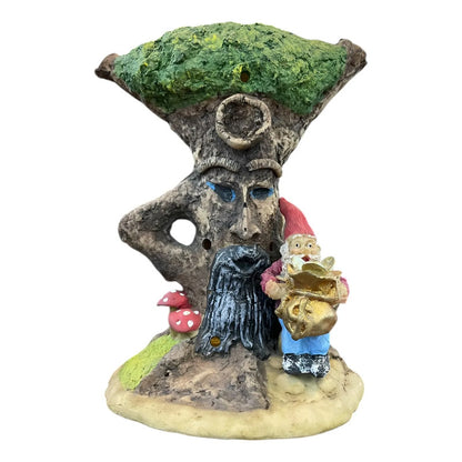 Porta Inciensos En Forma De Arbol Artesanales Arbol Gnomo 20 Cm Gnomo by HEREJE