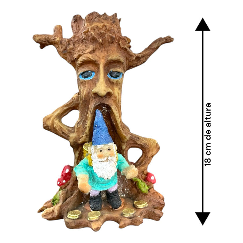Porta Inciensos En Forma De Arbol Artesanales Arbol Gnomo 18cm Gnomo by HEREJE