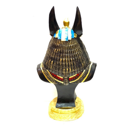 Anubis Busto Figura Resina Naciona 22 Cm