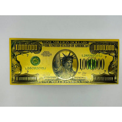 12 Billetes Dorado Diferentes Denominaciones Plastificados