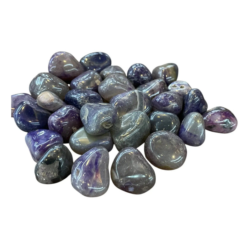 Piedras Semipreciosas Naturales Hereje Peso Variado 100 Gr. Agata Purpura by HEREJE