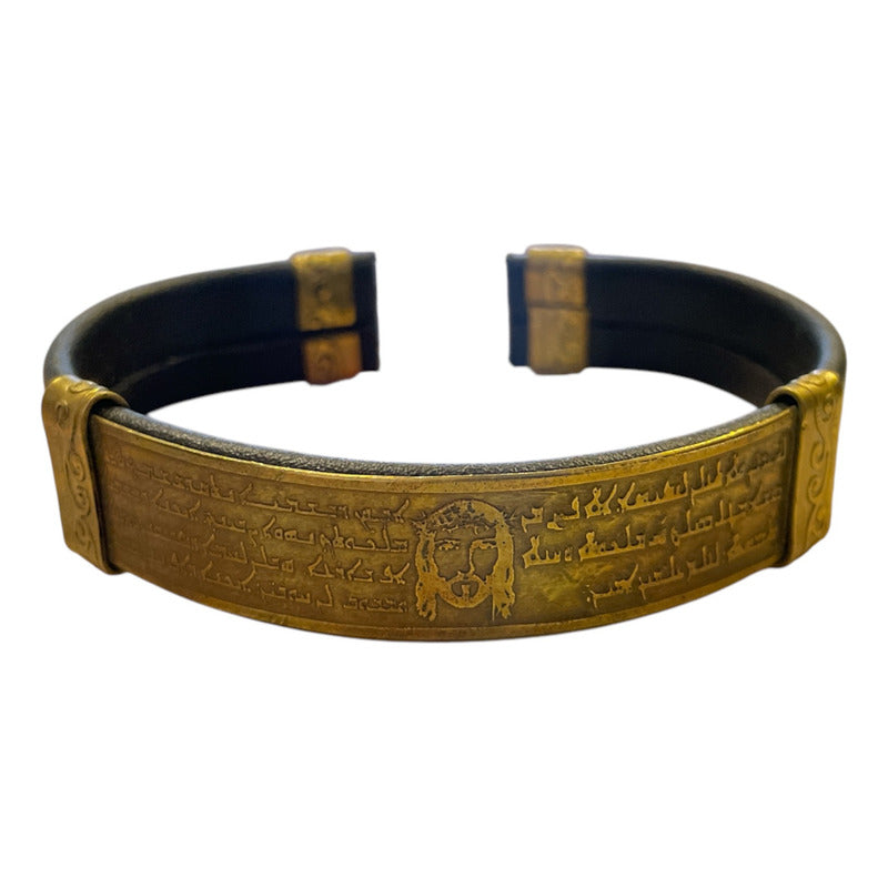 Brazalete Padre Nuestro Hebreo Tipo Piel