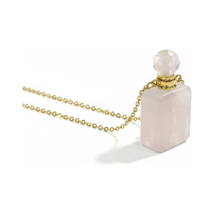 Cuarzo Amatista Rosa Blanco Varios Modelos Perfumero 4 Cm