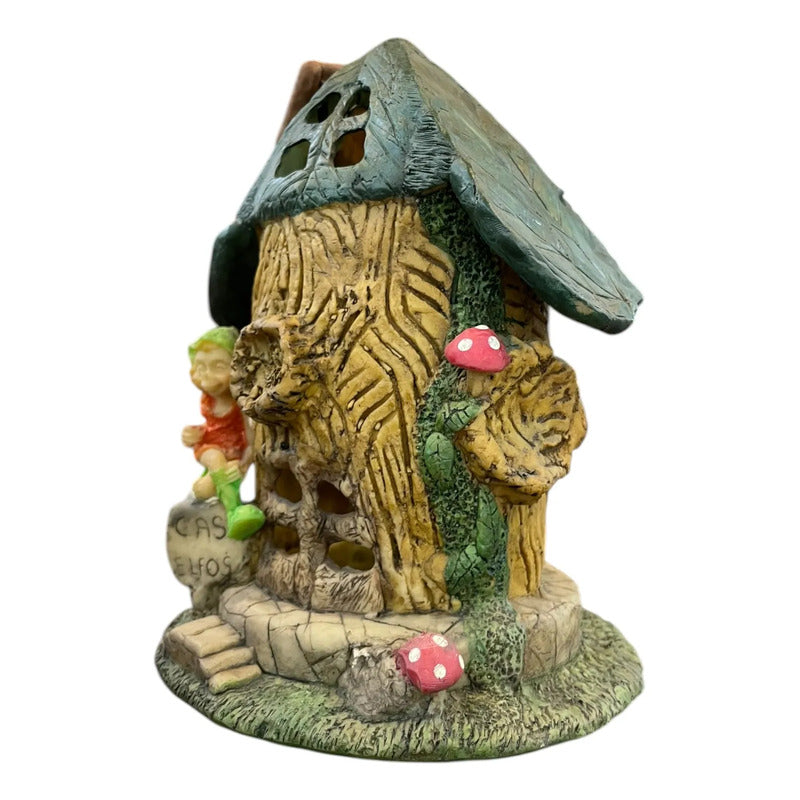 Porta Inciensos En Forma De Arbol Artesanales Casa Elfos 23.5 Cm Artesanales by HEREJE