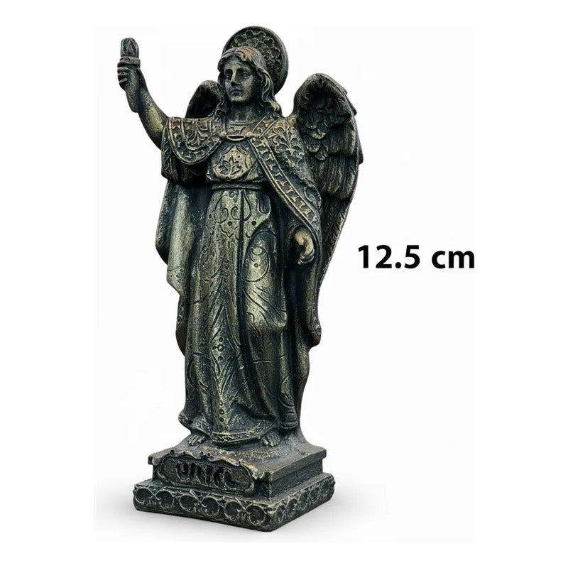 Arcángel Estatua De Resina De 12.5 Cm De Altura Oro Viejo Uriel by HEREJE