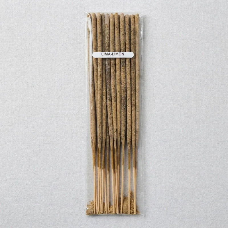 Incienso Artesanal 20 Varitas Gruesas Aroma A Elegir Lima Limón by HEREJE
